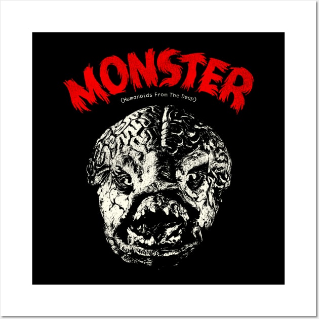 Monster, Humanoids From The Deep // Horror Movie Wall Art by darklordpug